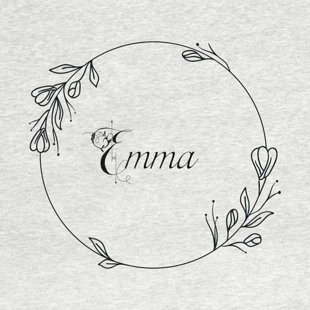 Emma Wildflower Monogram by RavenRarities